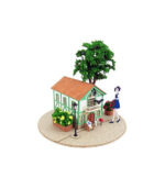 [Miniatuart] Limited Edition `The Cat Returns` Cat`s Office (Unassembled Kit) (Model Train)