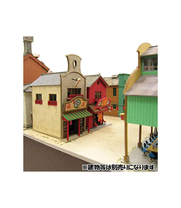 ⁦Sankei Studio Ghibli Series MK07-32 Spirited Away Magical Town Diorama 1/150 Papercraft⁩ - الصورة ⁦15⁩