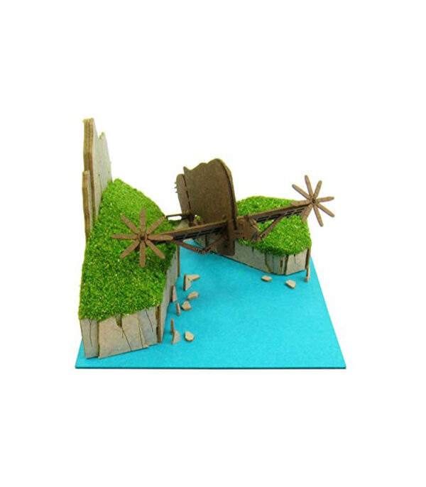 ⁦Sankei MP07-18 Studio Ghibli Mini Castle in the Sky - Tiger Moth Starting Non-Scale Paper Craft⁩ - الصورة ⁦4⁩