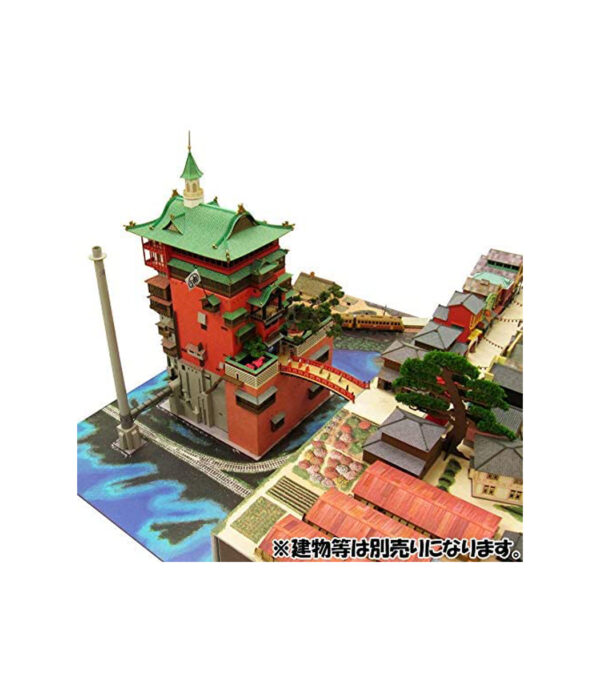 ⁦Sankei Studio Ghibli Series MK07-32 Spirited Away Magical Town Diorama 1/150 Papercraft⁩ - الصورة ⁦3⁩