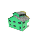 Sankei Studio Ghibli Series 1/150 Spirited Away Miraculous City - 6 MK07-29 Papercraft - الصورة 2