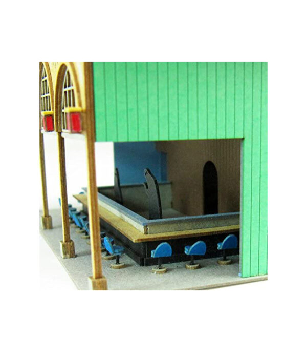 51Bf-ADr11L._AC_.jpg Sankei Studio Ghibli Series 1/150 Spirited Away Miraculous City - 6 MK07-29 Papercraft - الصورة 12