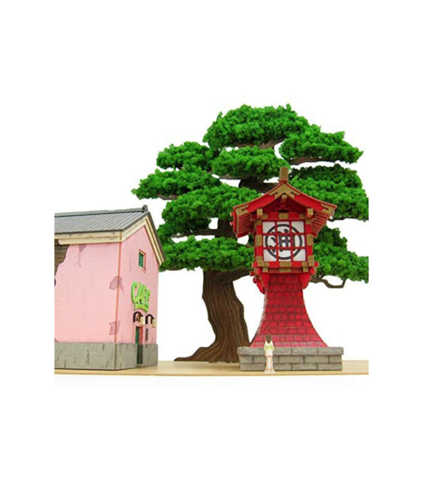 ⁦Sankei Studio Ghibli Series 1/150 Spirited Away Miraculous Town-5 MK07-28 Papercraft⁩ - الصورة ⁦15⁩