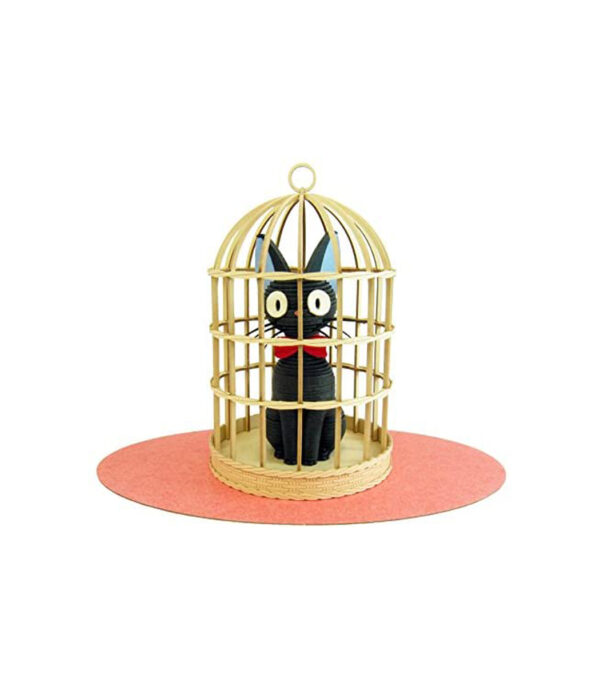 ⁦Sankei MK07-25 Miniature Art Kit Studio Ghibli Series - Kiki's Delivery Service, Jiji, Non-Scale Papercraft⁩ - الصورة ⁦3⁩