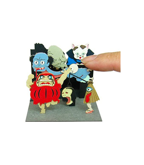 51H4shOPyiL._AC_.jpg Sankei MP07-30 Studio Ghibli Mini Heisei Raccoon Pompoko Yokai Big Operations, Non-scale, Papercraft - الصورة 6