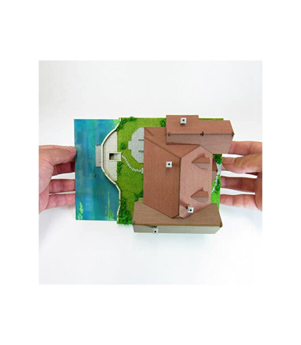 ⁦Sankei MK07-24 Studio Ghibli Series Memorial Marny Wet House 1/220 Scale Papercraft⁩ - الصورة ⁦6⁩