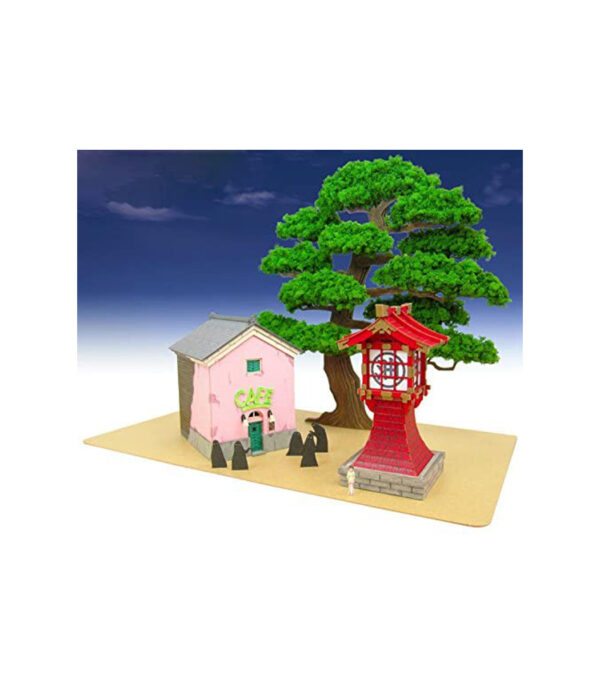 ⁦Sankei Studio Ghibli Series 1/150 Spirited Away Miraculous Town-5 MK07-28 Papercraft⁩ - الصورة ⁦2⁩