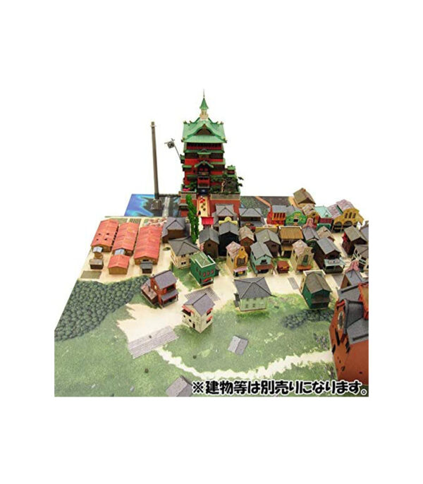 ⁦Sankei Studio Ghibli Series MK07-32 Spirited Away Magical Town Diorama 1/150 Papercraft⁩ - الصورة ⁦8⁩