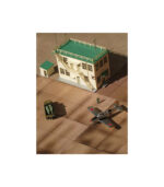 sankei 1/144 Aviation Series Spectacle Sea Military 創成 Season Air Corps Command Station Paper Craft - الصورة 8