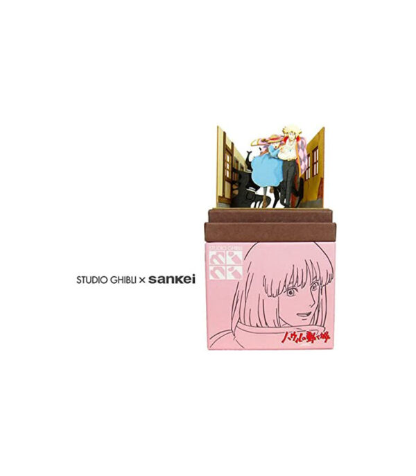 ⁦Sankei MP07-32 Studio Ghibli Mini Howl's Moving Castle Escape Haul and Sophie Non-Scale Papercraft⁩ - الصورة ⁦10⁩