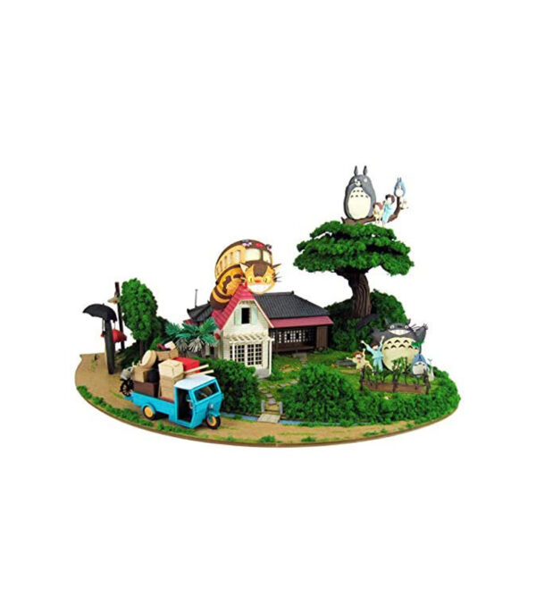 ⁦Sankei Studio Ghibli Series My Neighbor Totoro A lot of Totoro Diorama Paper Craft MK07-35⁩ - الصورة ⁦1⁩