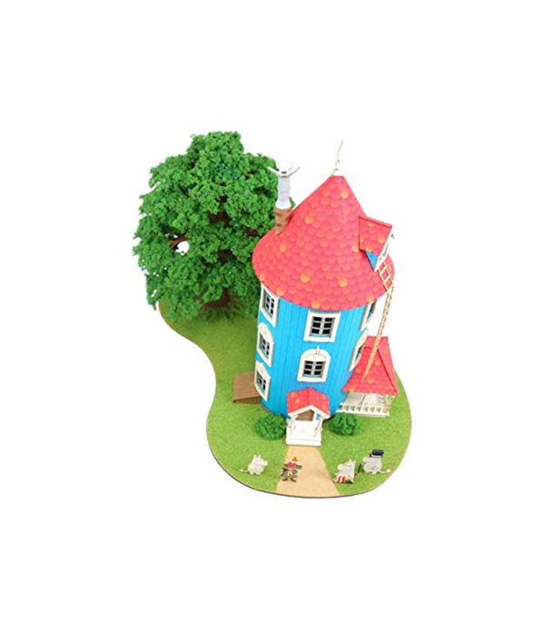 51Nnn2OhxML._AC_.jpg Sankei Moomin Series MK09-01 1/150 Moomin House Paper Craft - الصورة 4