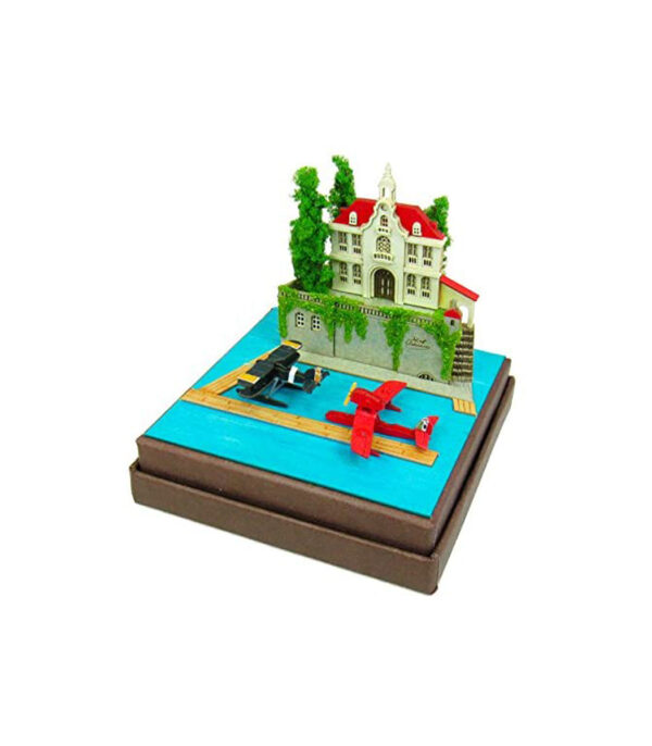 ⁦Sankei MP07-21 Studio Ghibli Mini Red Pig, Adriano and Aircraft Non-Scale Papercraft⁩ - الصورة ⁦3⁩