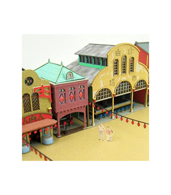 51R71ACsbFL._AC_.jpg Sankei Studio Ghibli Series 1/150 Spirited Away Miraculous City - 6 MK07-29 Papercraft - الصورة 14