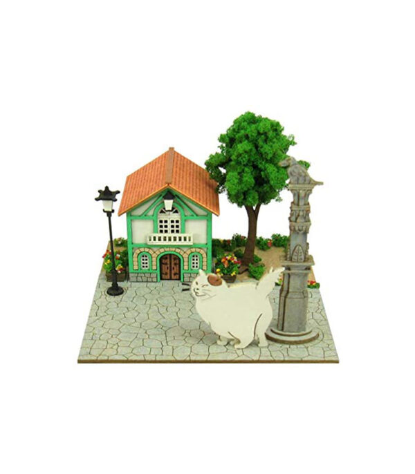⁦Sankei MP07-63 Studio Ghibli Mini Cat Return Office Non-Scale Papercraft⁩ - الصورة ⁦1⁩