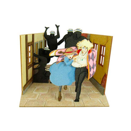 Sankei MP07-32 Studio Ghibli Mini Howl's Moving Castle Escape Haul and Sophie Non-Scale Papercraft