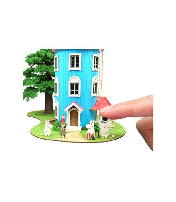 51UW2sK3qvL._AC_.jpg Sankei Moomin Series MK09-01 1/150 Moomin House Paper Craft - الصورة 6