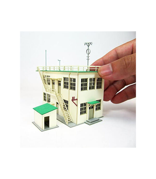 51VgAHzd3L._AC_.jpg sankei 1/144 Aviation Series Spectacle Sea Military 創成 Season Air Corps Command Station Paper Craft - الصورة 7