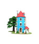 Sankei Moomin Series MK09-01 1/150 Moomin House Paper Craft