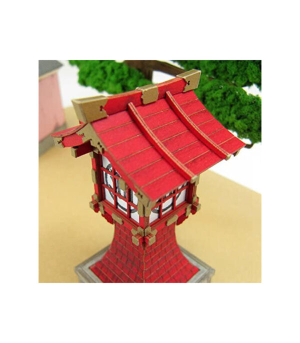 ⁦Sankei Studio Ghibli Series 1/150 Spirited Away Miraculous Town-5 MK07-28 Papercraft⁩ - الصورة ⁦4⁩
