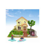 Sankei MK07-08 Mini Chuaato Kit Studio Ghibli Series Pony on the Cliff, House of Sosuke and Pony 1/150 Scale Papercraft - الصورة 3