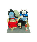 Sankei MP07-30 Studio Ghibli Mini Heisei Raccoon Pompoko Yokai Big Operations, Non-scale, Papercraft