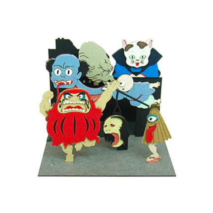 Sankei MP07-30 Studio Ghibli Mini Heisei Raccoon Pompoko Yokai Big Operations, Non-scale, Papercraft