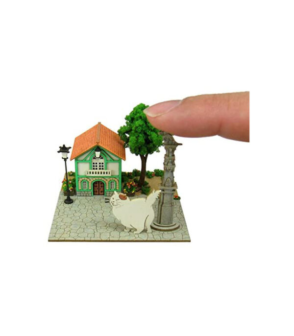 ⁦Sankei MP07-63 Studio Ghibli Mini Cat Return Office Non-Scale Papercraft⁩ - الصورة ⁦6⁩