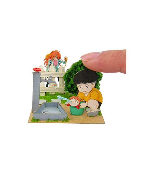 51epvDzB3fL._AC_.jpg Sankei MP07-38 Studio Ghibli Mini Pony on the Cliff, Monosuke and Pony Fujimoto Non-Scale Papercraft - 画像 (6)