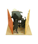 ⁦Sankei MP07-32 Studio Ghibli Mini Howl's Moving Castle Escape Haul and Sophie Non-Scale Papercraft⁩ - الصورة ⁦4⁩