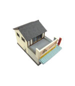 ⁦Sankei MP03-101 Natsushi Diorama Series Bicycle Shop 1/150 Papercraft⁩ - الصورة ⁦3⁩