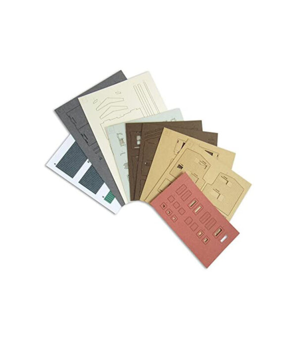 ⁦Sankei Nostalgic Diorama Series 1/150 Private House D MP03-103 Paper Craft⁩ - الصورة ⁦7⁩