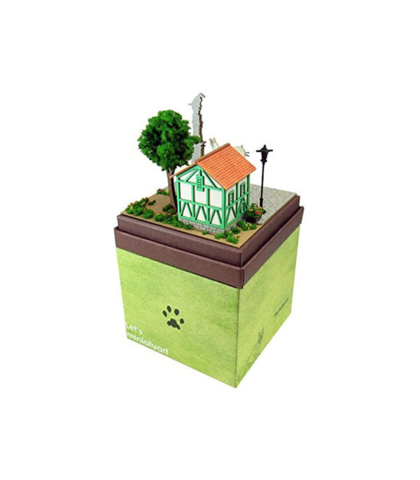 ⁦Sankei MP07-63 Studio Ghibli Mini Cat Return Office Non-Scale Papercraft⁩ - الصورة ⁦3⁩
