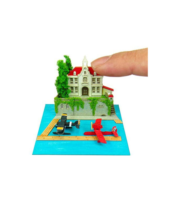 ⁦Sankei MP07-21 Studio Ghibli Mini Red Pig, Adriano and Aircraft Non-Scale Papercraft⁩ - الصورة ⁦6⁩