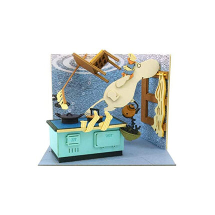 Sankei Moomin MP09-05 Mini The Beginning of a Nice Picnic Paper Craft