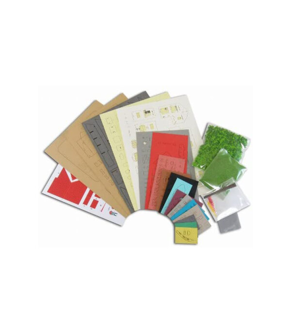 51qVi1vuYOL._AC_.jpg Sankei MK07-08 Mini Chuaato Kit Studio Ghibli Series Pony on the Cliff, House of Sosuke and Pony 1/150 Scale Papercraft - الصورة 7