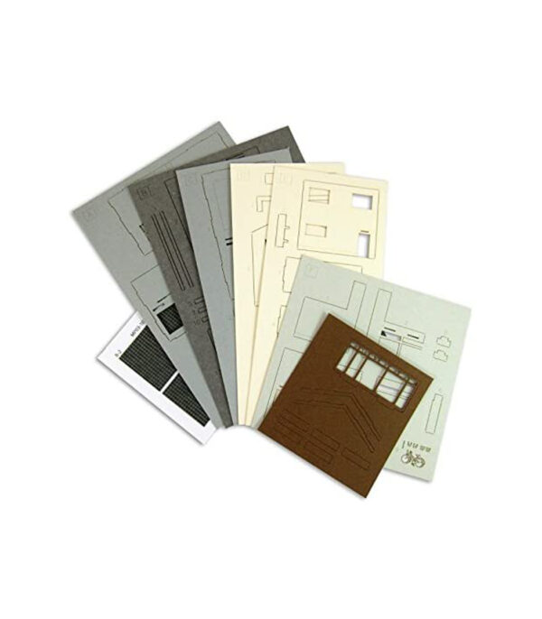 ⁦Sankei MP03-101 Natsushi Diorama Series Bicycle Shop 1/150 Papercraft⁩ - الصورة ⁦6⁩