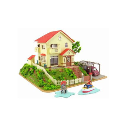Sankei MK07-08 Mini Chuaato Kit Studio Ghibli Series Pony on the Cliff, House of Sosuke and Pony 1/150 Scale Papercraft