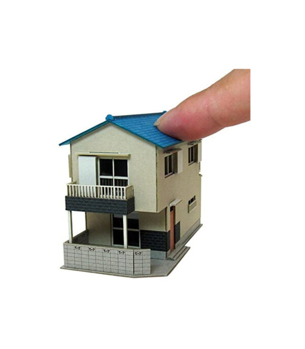 ⁦Sankei Nostalgic Diorama Series 1/150 Private House E Paper Craft MP03-107⁩ - الصورة ⁦6⁩