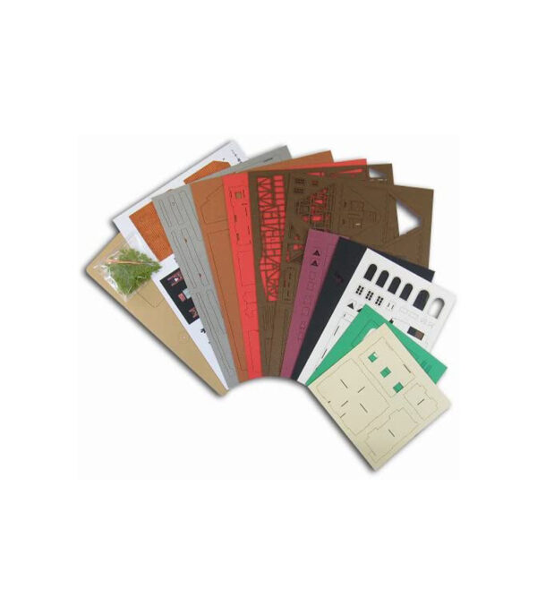 ⁦[Miniatuart] Limited Edition `Howl`s Moving Castle` Hat Shop (Unassembled Kit)⁩ - الصورة ⁦7⁩