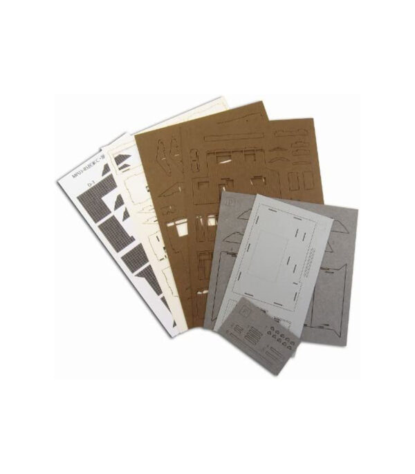 51sECwUSAuL._AC_.jpg Sankei 1/150 Diorama Series Folk House C MP03-85 Papercraft - الصورة 5