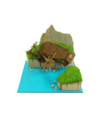 Sankei MP07-18 Studio Ghibli Mini Castle in the Sky - Tiger Moth Starting Non-Scale Paper Craft