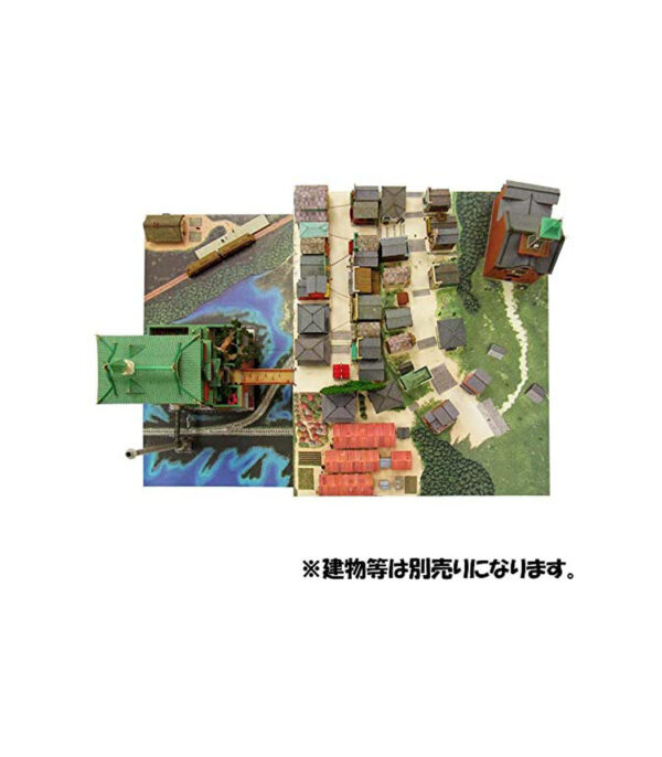 ⁦Sankei Studio Ghibli Series MK07-32 Spirited Away Magical Town Diorama 1/150 Papercraft⁩ - الصورة ⁦20⁩