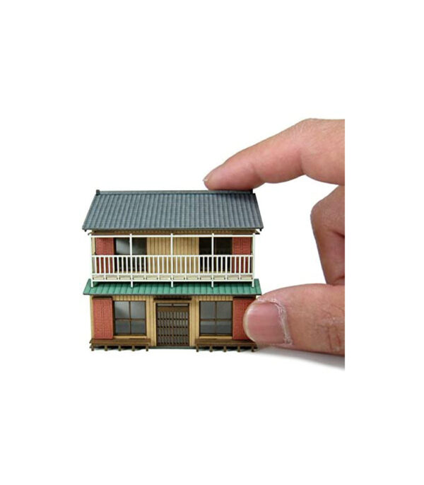 ⁦Sankei Nostalgic Diorama Series 1/150 Private House D MP03-103 Paper Craft⁩ - الصورة ⁦6⁩