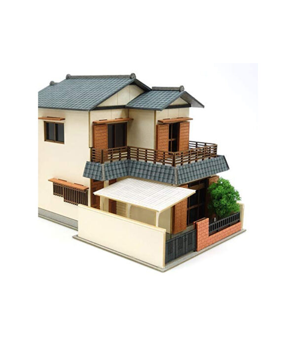 ⁦Sankei MP03-109 Diorama Series 1/150 Self-House F Papercraft⁩ - الصورة ⁦4⁩