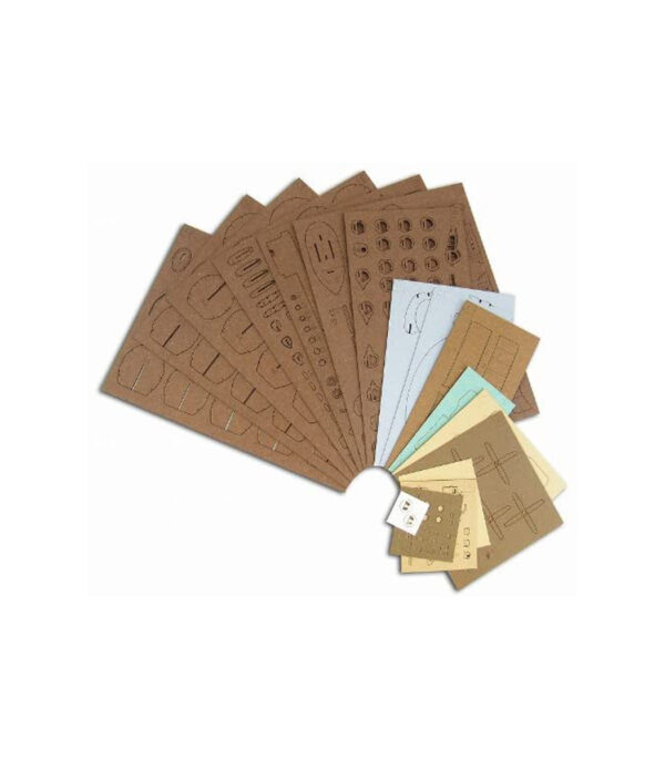 ⁦Laputa - Castle In The Sky - Miniatuart Papercraft Kit - Tiger Moth MK07-17⁩ - الصورة ⁦7⁩