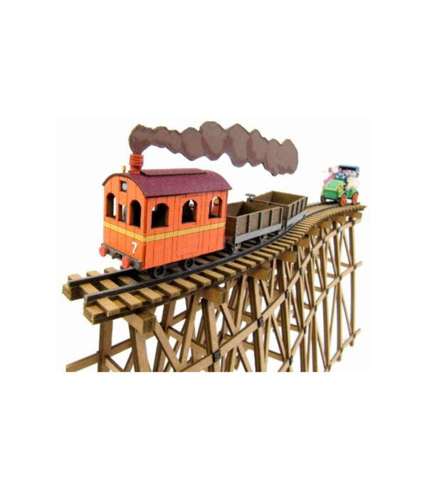 ⁦Miniatuart 1/150 Studio Ghibli series Locomotive & Automobile (MK07-12)⁩ - الصورة ⁦4⁩