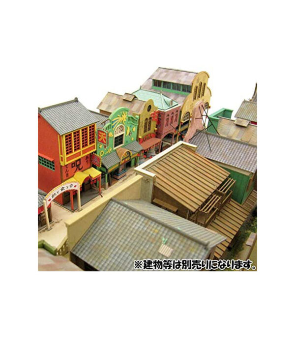 ⁦Sankei Studio Ghibli Series MK07-32 Spirited Away Magical Town Diorama 1/150 Papercraft⁩ - الصورة ⁦18⁩