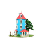 Sankei Moomin Series MK09-01 1/150 Moomin House Paper Craft - الصورة 2