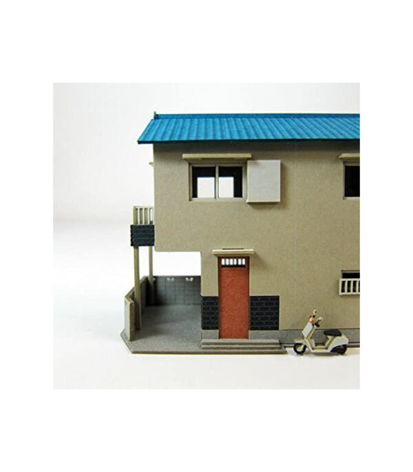 ⁦Sankei Nostalgic Diorama Series 1/150 Private House E Paper Craft MP03-107⁩ - الصورة ⁦3⁩